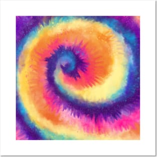 Tie Dye Pattern Design Posters and Art